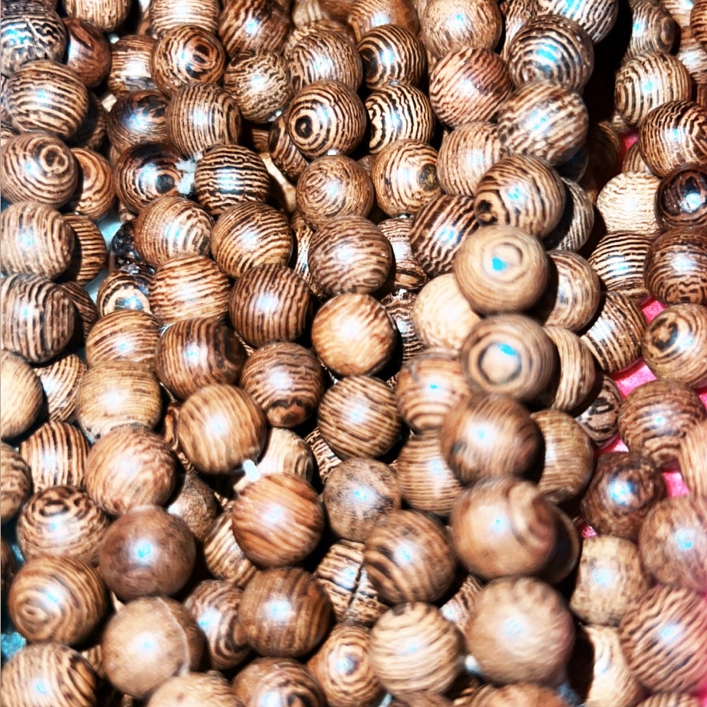 Men's and Women’s Brown Wooden Beaded Misbaha